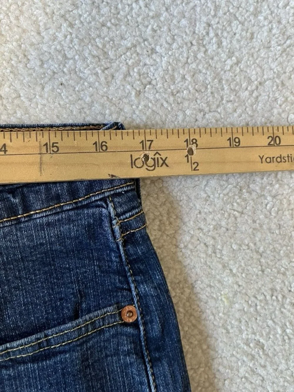 Levi's 505 Straight Leg Jeans 34x32 Dark Wash